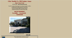 Desktop Screenshot of le100sainte-anne.charlevoix.net