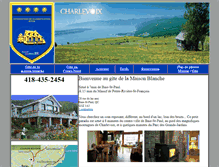 Tablet Screenshot of gites.charlevoix.net